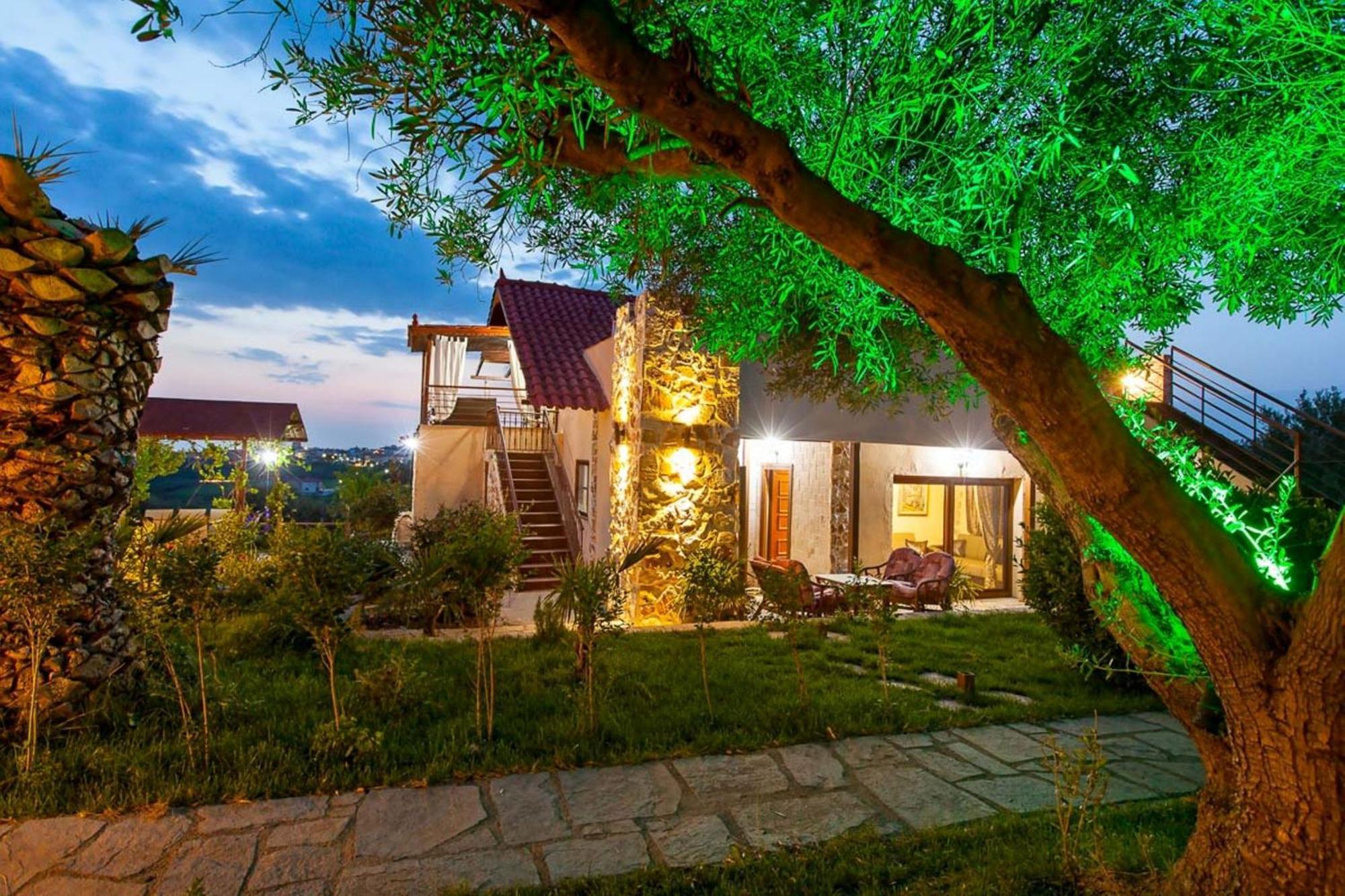 Villa Laskari Sea View Неа-Муданья Экстерьер фото