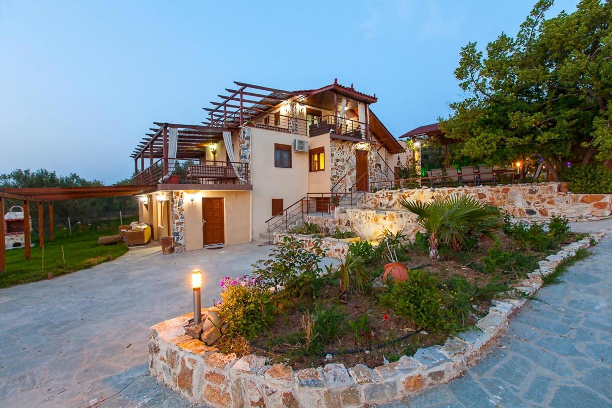Villa Laskari Sea View Неа-Муданья Экстерьер фото